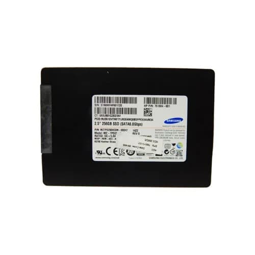 761884-001 - HP 256GB 2.5 inch MLC 6Gb/s SATA Solid State Drive