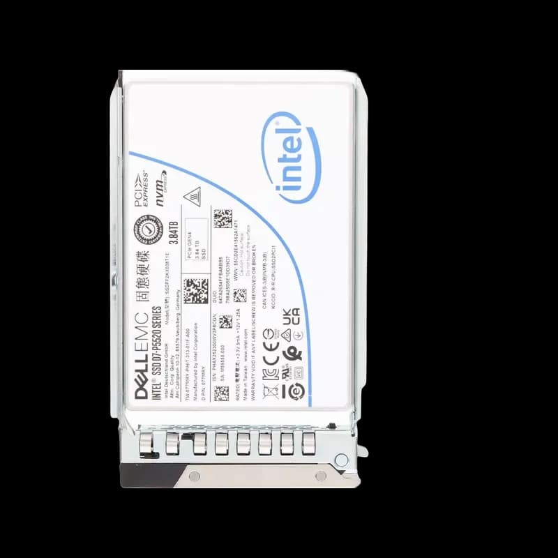 77MRY - Dell 3.84TB PCI Express NVMe TLC U.2 2.5" Solid State Drive