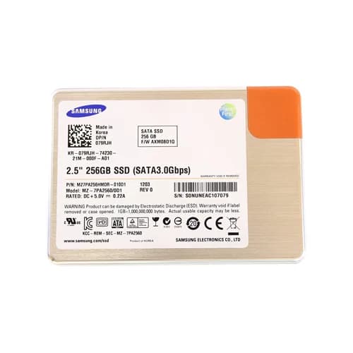 79RJH - Dell 256GB MLC SATA 3Gb/s Hot Swap 2.5-Inch SSD