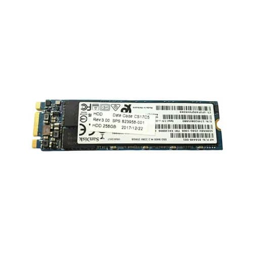 823956-001 - HP 256GB M.2 2280 TLC 6Gb/s SATA Solid State Drive