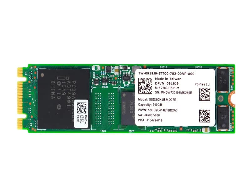 919J9 - Dell 240GB SATA Multi-Level Cell M.2 Solid State Drive