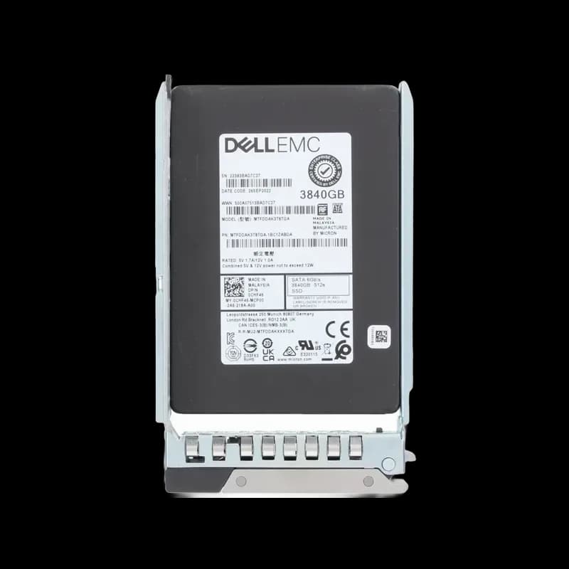 CHF46 - Dell 3.84TB SATA Triple-Level Cell SFF 2.5" Solid State Drive
