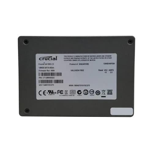CT128M4SSD2 - Crucial 128GB m4 2.5 inch MLC 6Gb/s SATA SSD