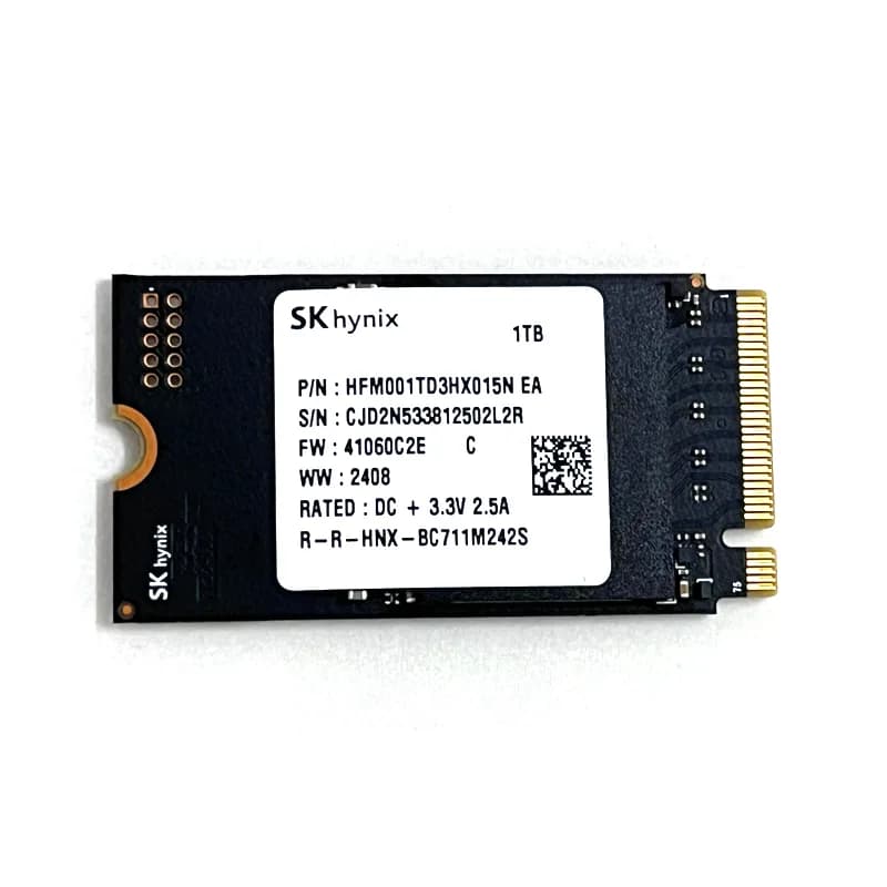 HFM001TD3HX015N - Hynix BC711 1TB PCIe 3.0 x4 NVMe M.2 2242 SSD