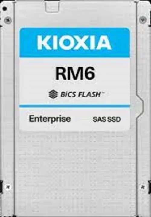 KRM6VRUG960G - KIOXIA RM6 960GB SAS TLC 2.5" Solid State Drive
