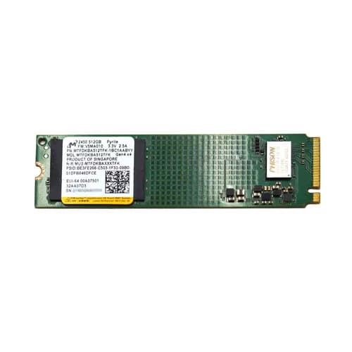 MTFDKBA512TFK-1BC1AABYY - Micron 512GB 2450 M.2 2280 TLC PCIe SSD