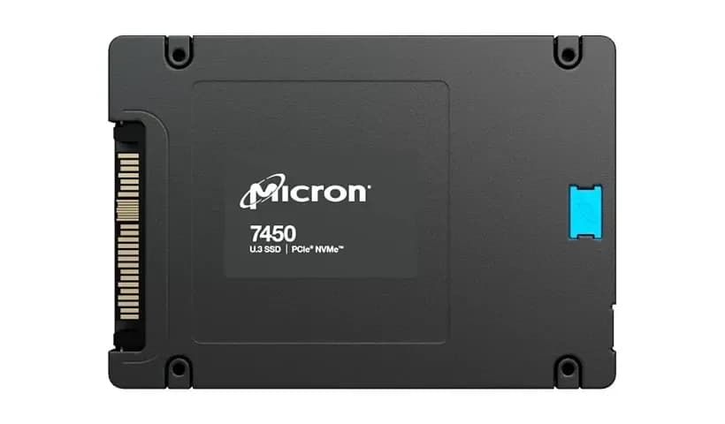 MTFDKCC3T2TFS-1BC1ZABYY - Micron 7450 MAX 3.2TB PCIe NVMe U.3 2.5" SSD