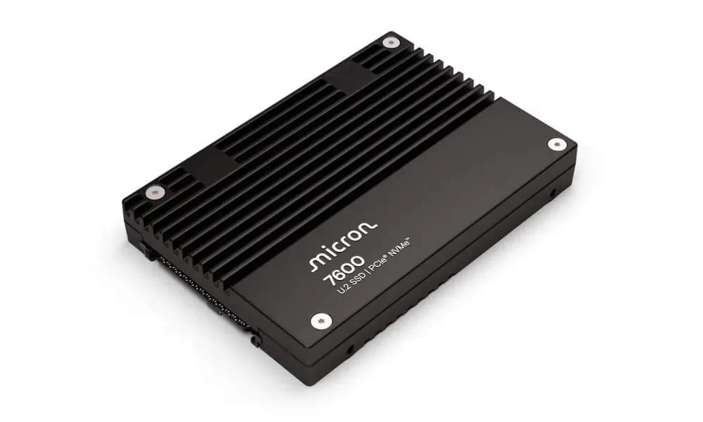 MTFDLAL6T4THS-1BP1DFCYYR - Micron 7600 6.4TB TLC PCIe NVMe U.2 2.5" SSD