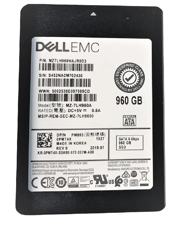 MZ7LH960HAJR0D3 - Samsung 960GB SATA 6Gb/s 2.5-Inch Solid State Drive