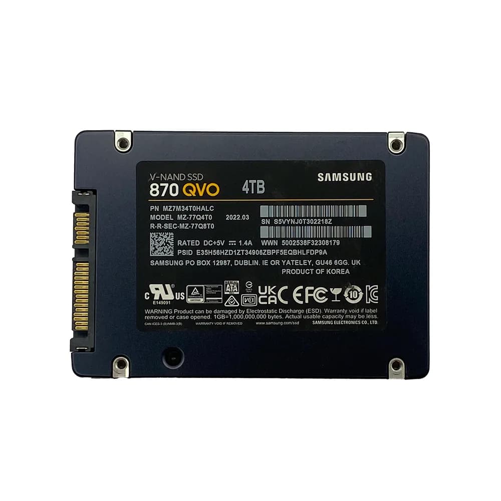 MZ7M34T0HALC - Samsung 4TB SATA 6Gb/s 2.5-Inch Solid State Drive