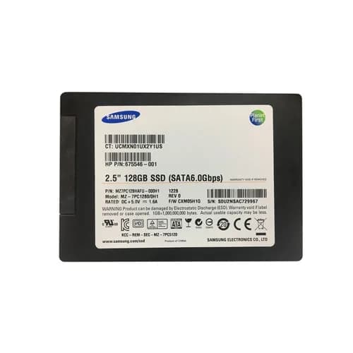 MZ7PC128HAFU-000H1 - Samsung 128GB PM830 2.5 inch MLC 6Gb/s SATA SSD