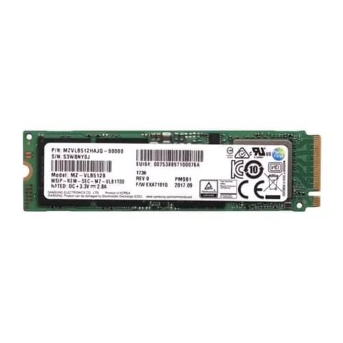 MZVLB512HAJQ-000D1 - Samsung PM981 512GB TLC PCIe NVMe 3.0 x4 M.2 SSD
