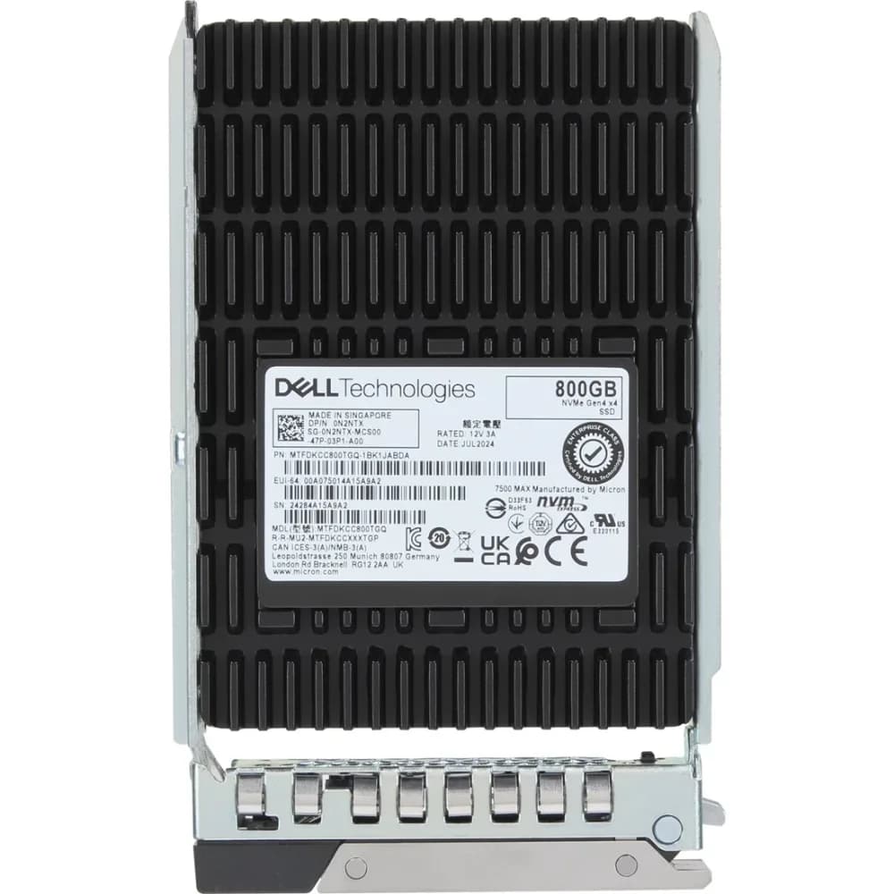Dell N2NTX 800GB PCIe Gen4 NVMe U.2 Enterprise SSD