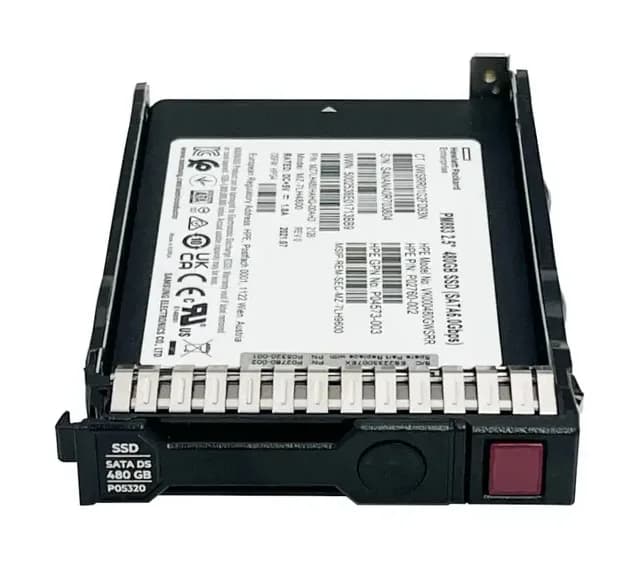 P02760-002 - HPE 480GB SATA MLC SFF 2.5" Solid State Drive