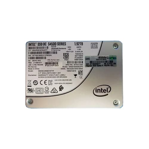 P04105-001 - HPE 1.92TB SATA SFF 2.5" Solid State Drive