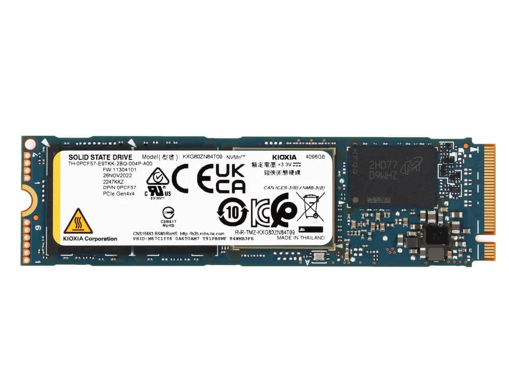 PCF57 - Dell 4TB PCI Express NVMe TLC M.2 2280 Solid State Drive