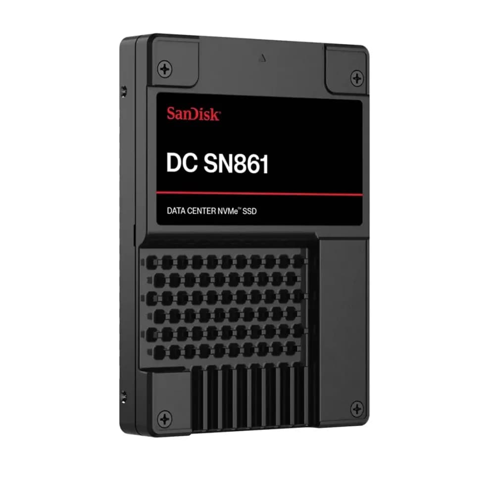 SDS6BA176PSP9X3 - SANDISK DC SN861 7.68TB PCIe 5.0 x4 NVMe ISE U.2 SSD