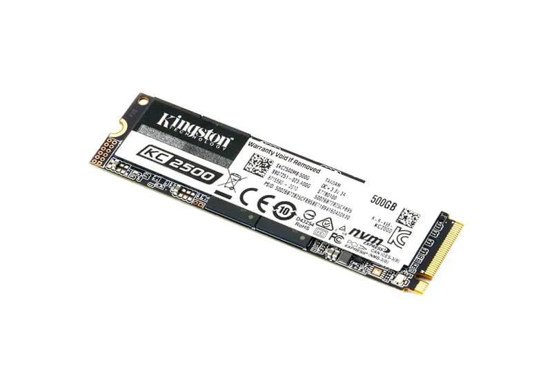 SKC2500M8/500G - Kingston 500GB KC2500 M.2 2280 TLC PCIe NVMe SSD