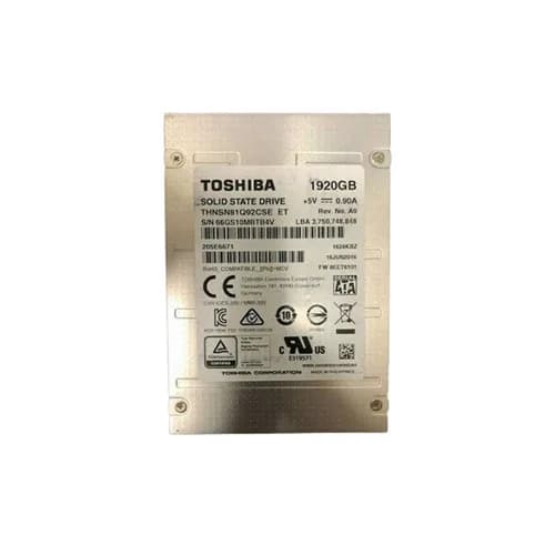 THNSN81Q92CSE - Toshiba 1.92TB HK4R 2.5 inch MLC 6Gb/s SATA SSD
