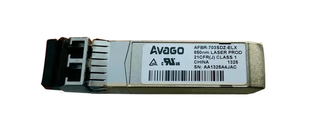 AFBR-703SDZ-HP8 - HP 10Gb/s 10GBase-SR Multi-Mode Fibre 850nm 300m Duplex LC Connector SFP+ Transceiver Module