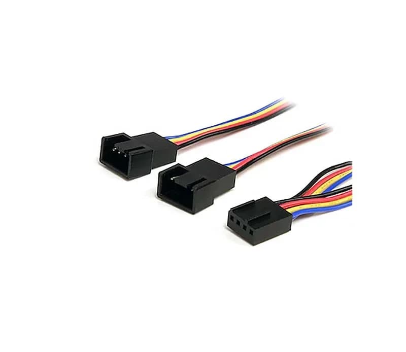 FAN4SPLIT12 - StarTech 12-Inch 4 Pin Fan Power Splitter Cable F/M