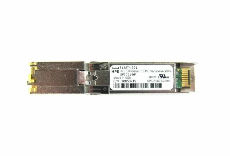 813874-B21 - HPE 10Gb/s SFP+ 30m RJ-45 Copper-Mode Transceiver