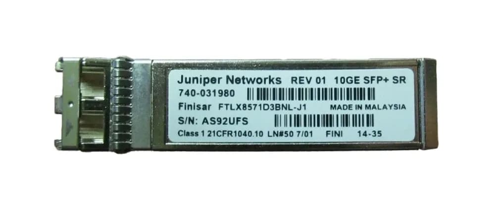 FTLX8571D3BNL-J1 - Juniper 10GB/s 10GBase-SR SFP+ Transceivers