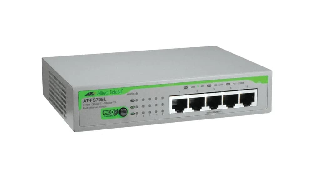 AT-FS705L-40 - Allied Telesis FS700 5 x Ports 100BTX Un FE Switch