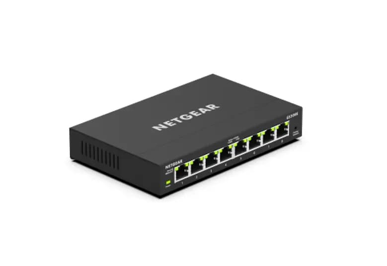 GS308E - Netgear 300 Series GS308E 8 x Ports 10/100/1000Base-T Unmanaged Gigabit Ethernet Network Switch