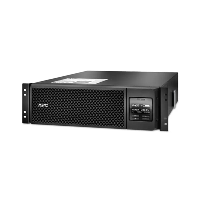 SRT5KRMXLW-HW - APC Smart-UPS On-Line, 5kVA, Rackmount 3U, 208V/230V, Hard wire 3-wire(2PH+G)+3-wire(H+N+E)+3-wire(H+N+G) outlets, Network Card+SmartSlot, W/ rail kit