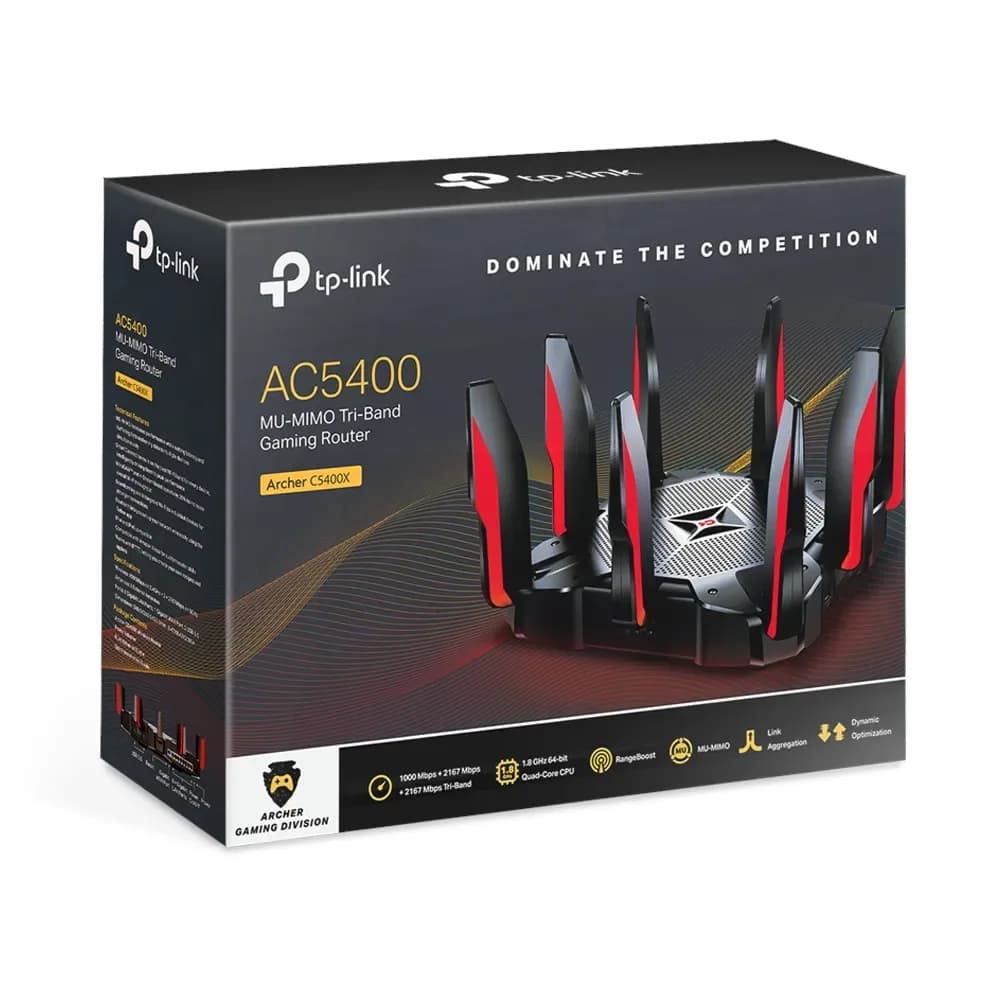 ARCHER C5400X - TP-LINK AC5400 MU-MIMO Tri-Band Gaming Router