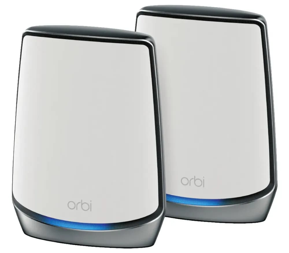RBK852-100NAS - Netgear Orbi RBK852 8 x Ports 1000Base-T LAN 6Gb/s IEEE 802.11ax 2.4GHz Router + Satellite